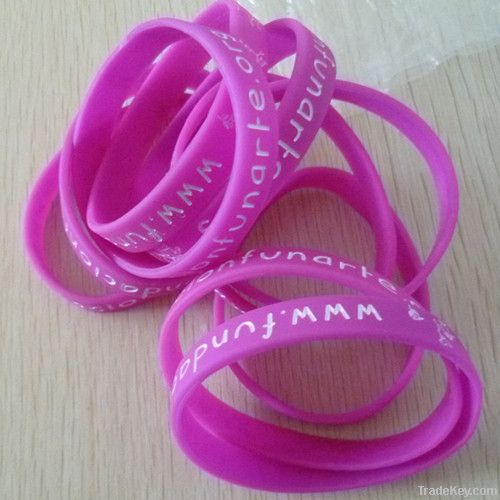 Silicone Bracelet wristband OPP Packaging promotion gift