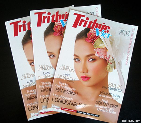 2012 China high quality magazine printing with low price