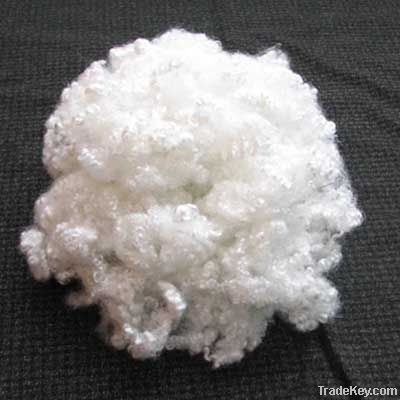 hollow conjugated polyester staple fibre