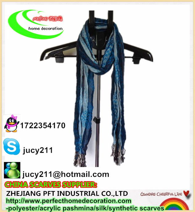 HEAD SHAPED JACQUARD YARN DYED SCARF,china  polyester scarf,fashion scarf