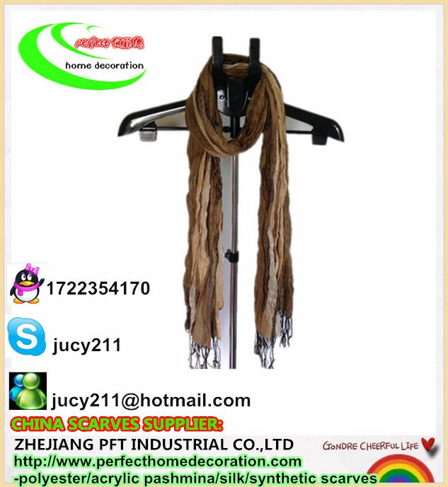 HEAD SHAPED JACQUARD YARN DYED SCARF,china  polyester scarf,fashion scarf