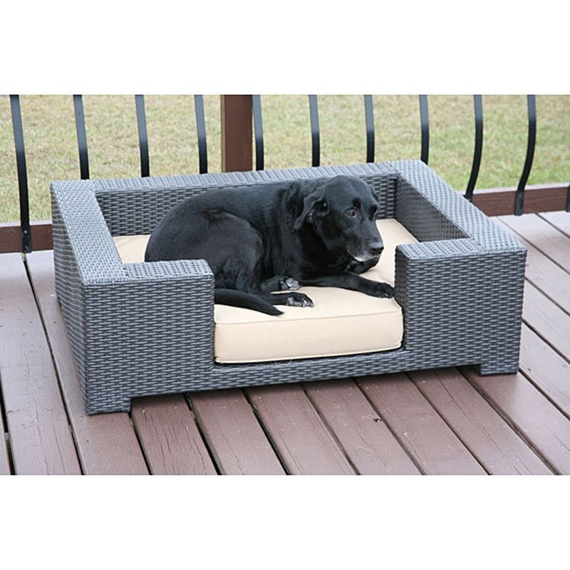 rattan cat bed with plush cushion set, 100%export quality, custom order welcome