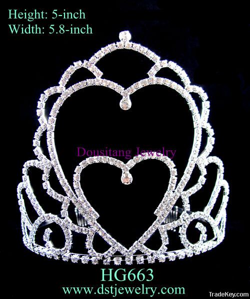 Factory wholesale fashion rhinestone crowns or tiaras