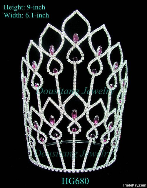 Factory wholesale fashion rhinestone crowns or tiaras