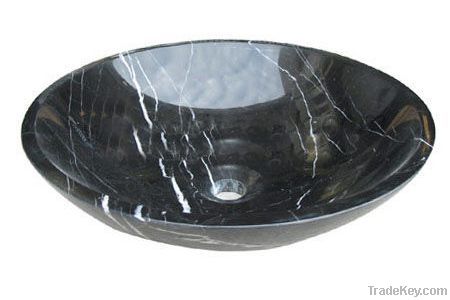 Stone_Basin_Round Nero Marquina