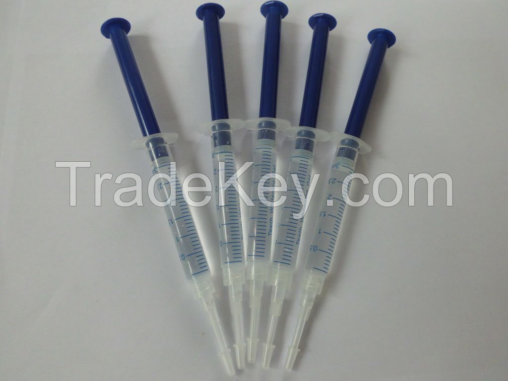 3 ml Teeth whitening gel  syringe