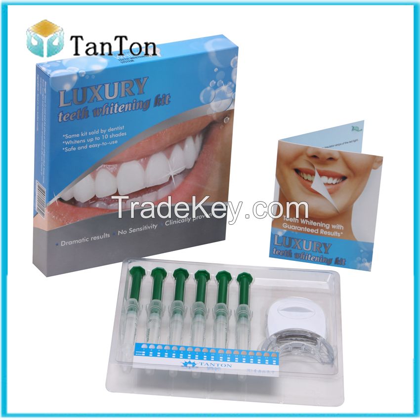 2016 newest wholesale Teeth whitening luxury tooth whitening kit box package 