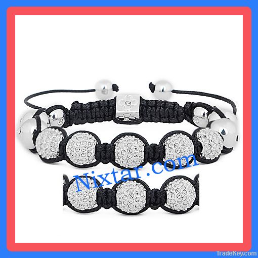 Crystals And Coppers Macrame Bracelets Wholesale