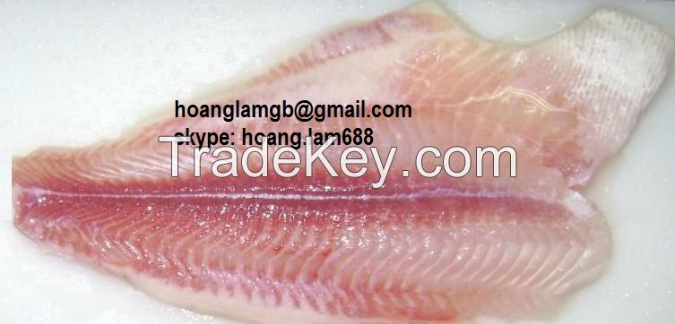 frozen basa fillet untrimmed