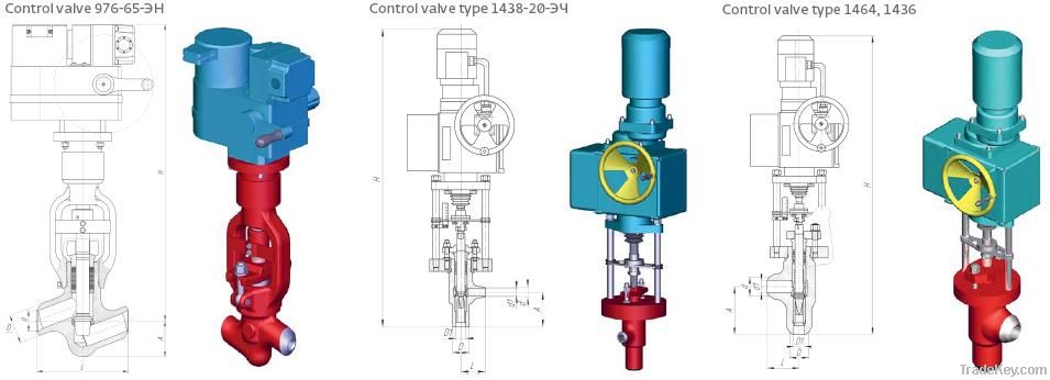 Valves with electric (solenoid) drive