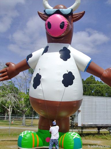 inflatable cow