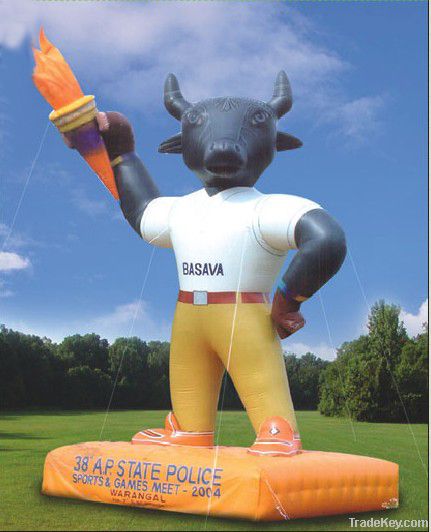 inflatable cow