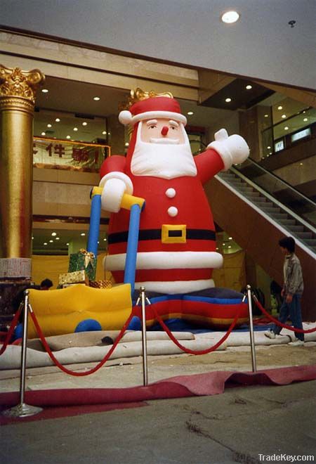 inflatable Santa Claus