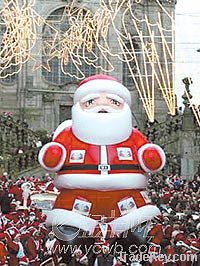 inflatable Santa Claus