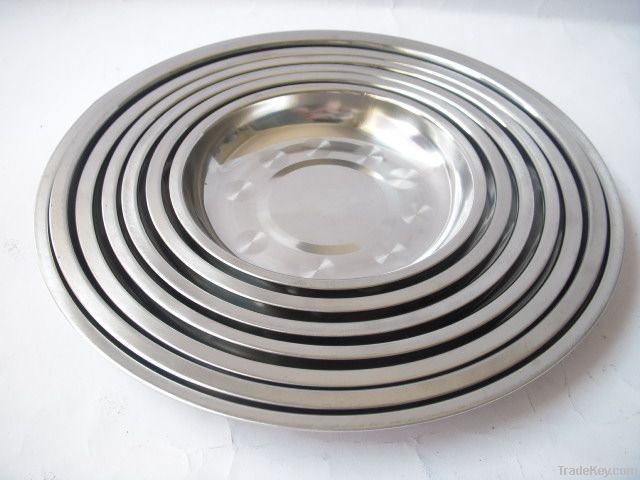 stainless steel dish