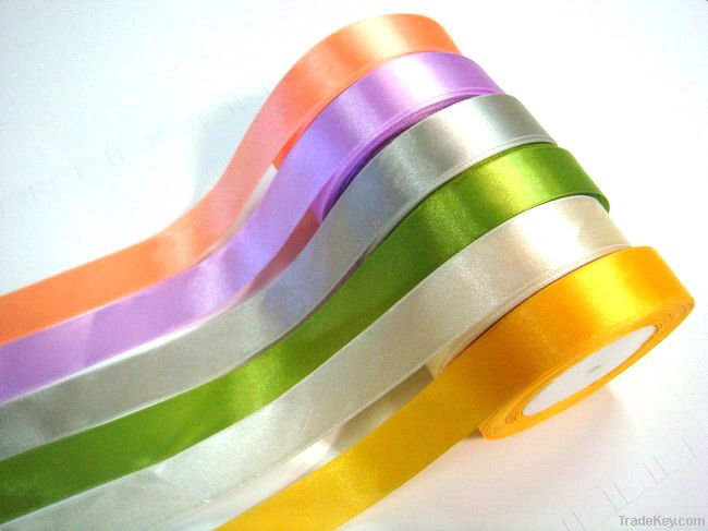 colurful polyester satin ribbon