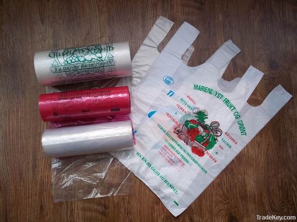 Plastic shopping bag with high quality