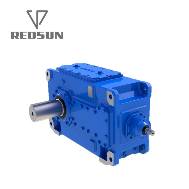 Industrial B series spiral bevel right angle gear reducer