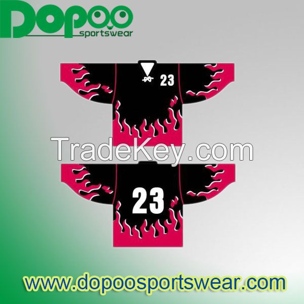 Custom low price hockey shirts, dopoo-DPIJ00 sublimated hockey uniform,ice hockey jersey