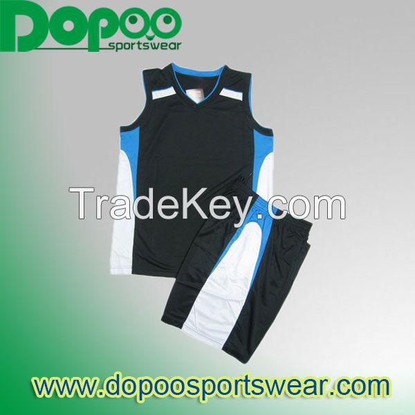 Breathable Sports Shirt Volleyball Jersey With Heat-transfer Printing