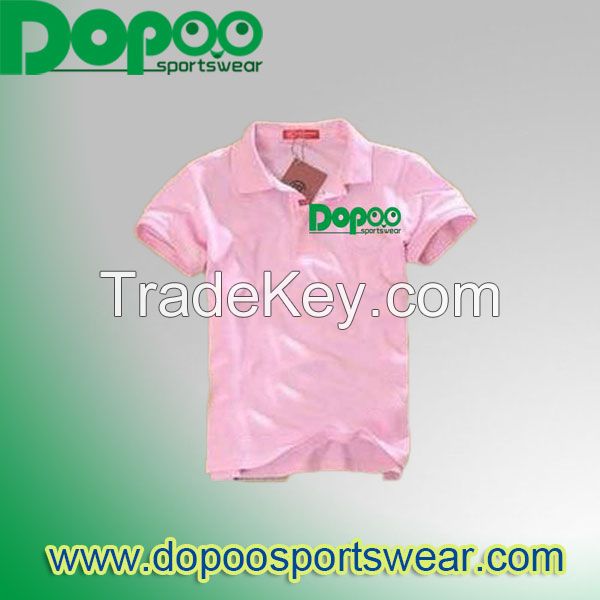 Breathable youth girl polo t shirt  with factory price