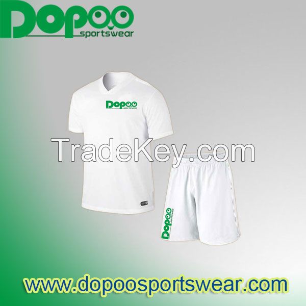 Custom branding football jersey and short soccer set wear