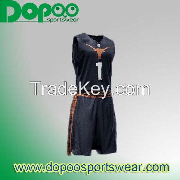 Flame retardant unique basketball uniforms with logo