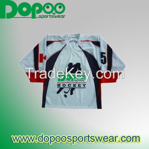 Sublimation polyester ice hockey jerseys wears