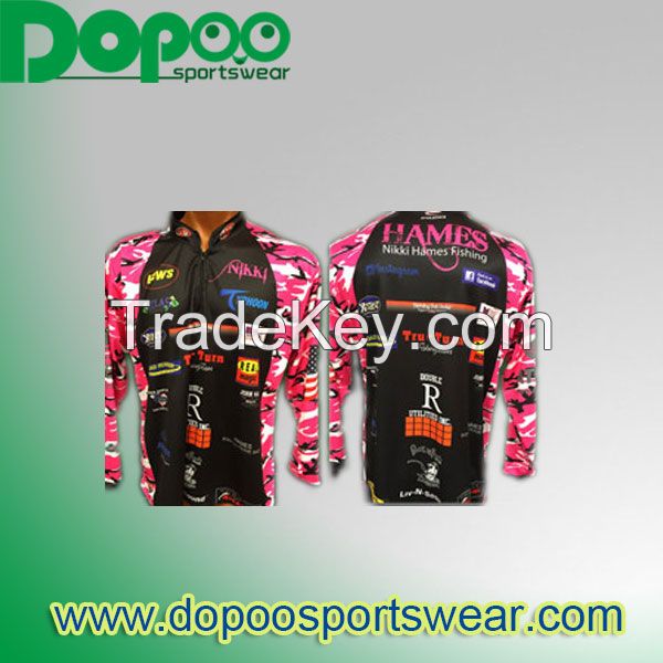 Children's fishing wear sublimation polyester clothing