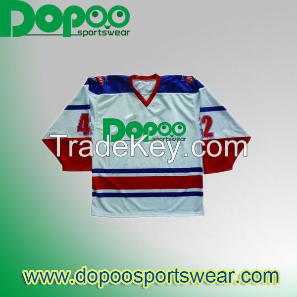 Sublimation polyester ice hockey jerseys wears