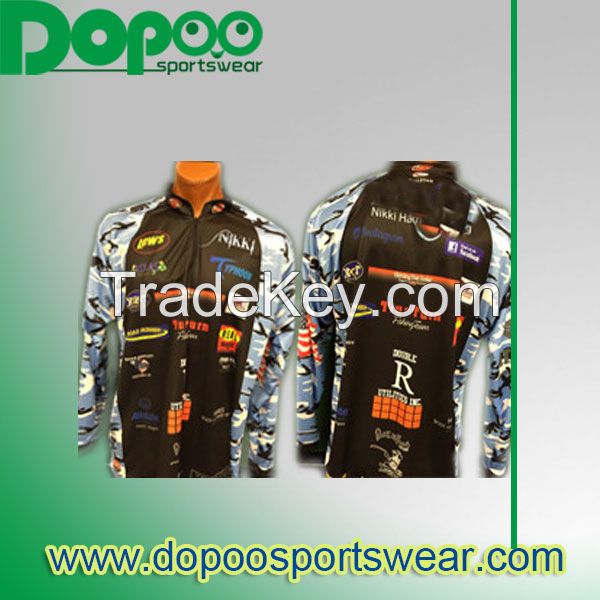 Children's fishing wear sublimation polyester clothing