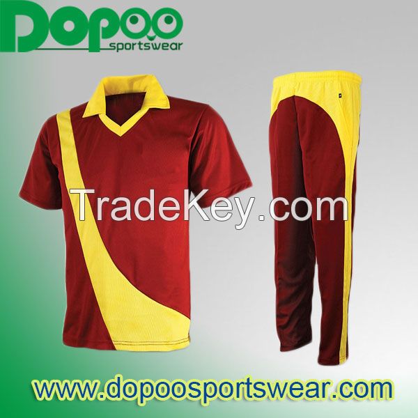 Children's clothing sublimation polyester cricket suites