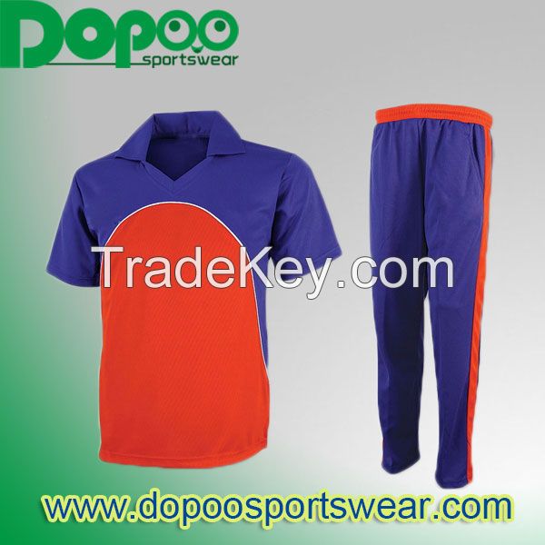 Sublimation polyester cricket wears for school student