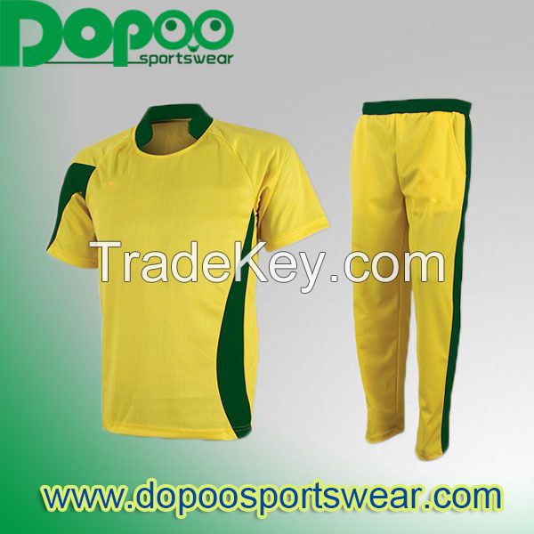 Sublimation polyester cricket wears for school student