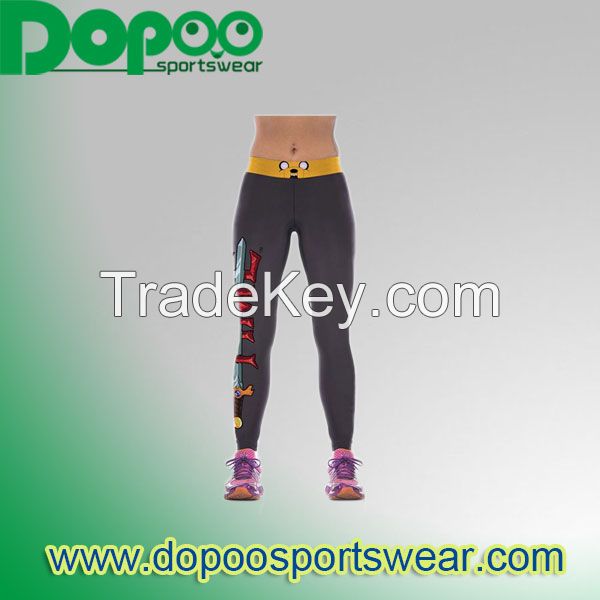 Striped colorful printing fitness suits