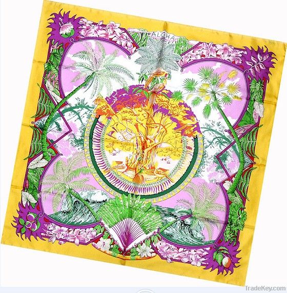 Fashion Square Silk Scarf