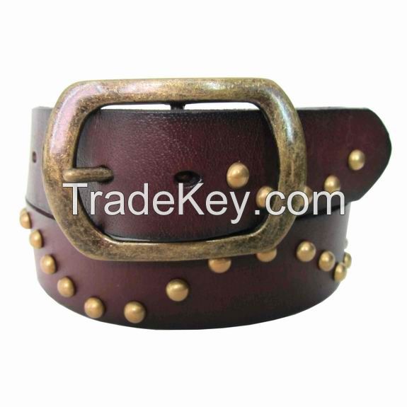 Leather belt