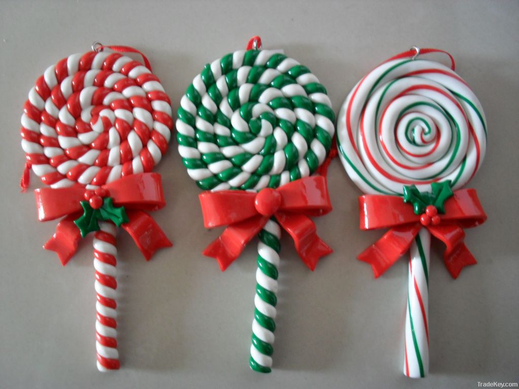 Polymer clay dough christmas ornaments for Mascot tree