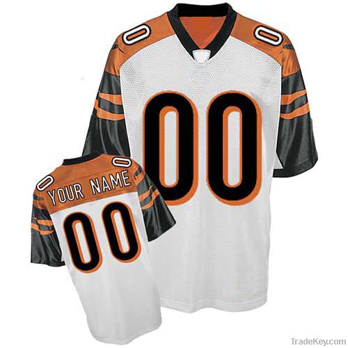 Bengals Away Any Name Any # Custom Personalized Jersey Uniforms