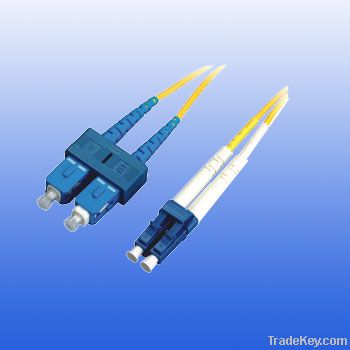 Fiber Optic Patch Cord SC/PC-LC/PC SM 9/125 Duplex with Clips 2M