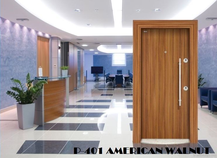 Stainless steel security door