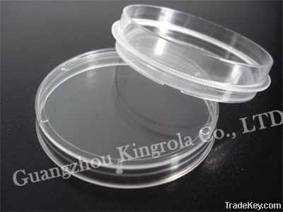 60-mm disposable petri dish with easy-grip brim
