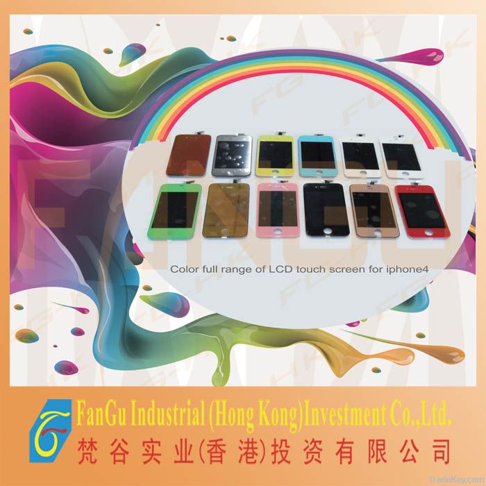 Colorful range of LCD digitizer display touch screen for iPhone4 4s