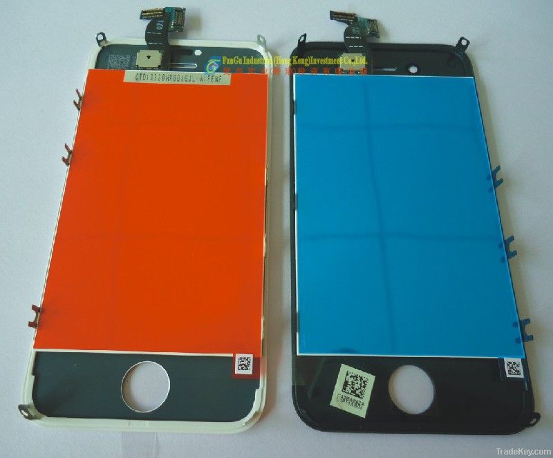 For iPhone4 4s LCD display touch Screen cover Housing kits cut price