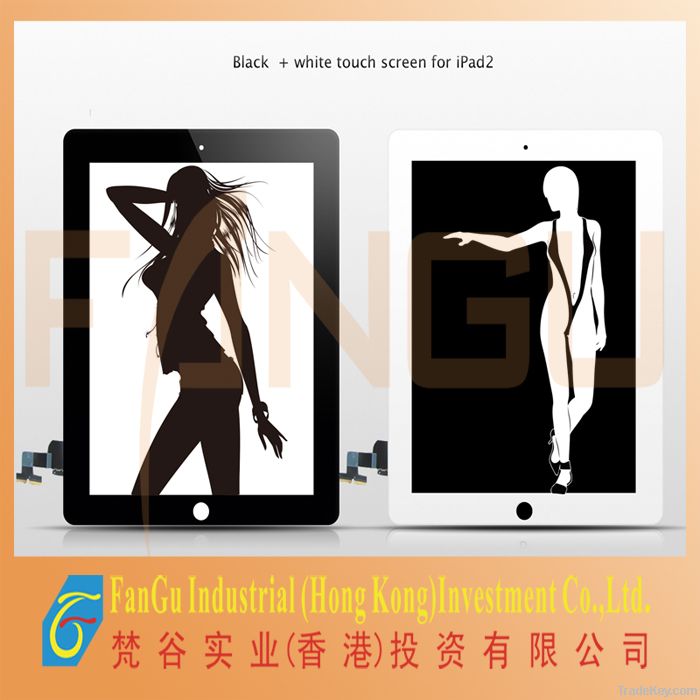 Black + white touch screen for ipad2 in discount