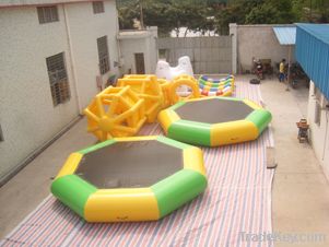 Inflatable water amusement park