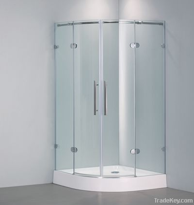 Frameless Quadrant shower enclosure shower cabin