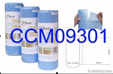 Viscose &Polyester nonwoven cleaning cloth