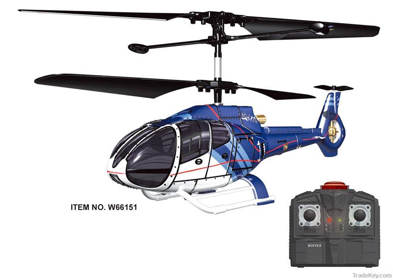 AMAZING！ EC130 R/C 3 channel helicopter with gyros