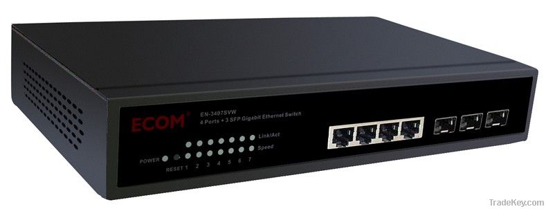 S2507GF 4 Ports Gigabit + 3SFP Web Management Switch